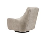 Cream leather-like material rotating chair by Global additional picture 2