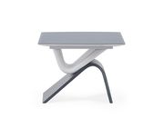 Contemporary gray/white base coffee table by Global additional picture 3