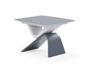 Contemporary gray/white base coffee table by Global additional picture 4