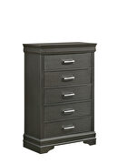 Gray finish acacia wood chest by Galaxy additional picture 2