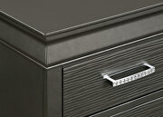 Gray finish acacia wood chest by Galaxy additional picture 5