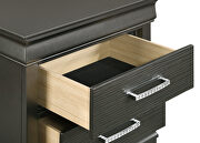 Gray finish acacia wood chest by Galaxy additional picture 6