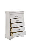 White finish acacia wood chest by Galaxy additional picture 4