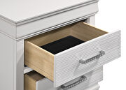 White finish acacia wood chest by Galaxy additional picture 7
