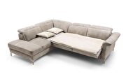 Contemporary beige special order fabric sectional additional photo 5 of 5