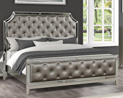 Glamorous hollywood look the mirror front cases queen bed by Galaxy additional picture 14