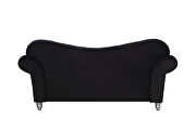 Black finish tufted upholstered luxurious velvet sofa by Galaxy additional picture 9