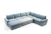 Oversized large living room fabric sectional w/ bed additional photo 3 of 3