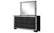 Contemporary queen bed in the elegant black finish by Galaxy additional picture 3
