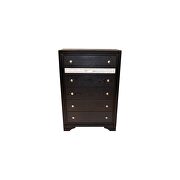Clean midcentury lines and a black modern look chest by Galaxy additional picture 2