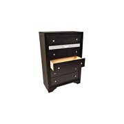Clean midcentury lines and a black modern look chest by Galaxy additional picture 6
