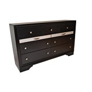 Clean midcentury lines and a black modern dresser by Galaxy additional picture 2