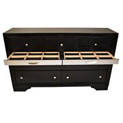 Clean midcentury lines and a black modern dresser by Galaxy additional picture 3