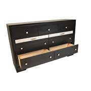 Clean midcentury lines and a black modern dresser by Galaxy additional picture 5