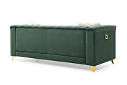 Green finish luxurious velvet fabric beautiful modern design sofa by Galaxy additional picture 5