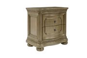 Classic nightstand in golden finish by Global additional picture 2