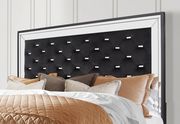 Mirror accents / black modern looking full bed by Global additional picture 4