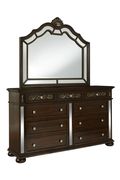 Deep brown tranditional style dresser by Global additional picture 2