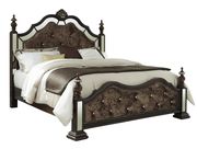 Deep brown tranditional style full bed by Global additional picture 11