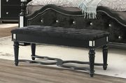 Black tranditional style mirrored accents bed set by Global additional picture 6