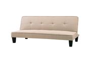 Affordable sofa bed in tan fabric by Glory additional picture 3