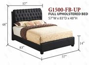 Upholstered tufted button design modern bed by Glory additional picture 3
