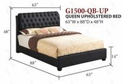 Upholstered tufted button design modern bed by Glory additional picture 4