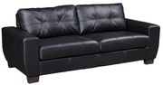 Black leatherette affordable casual couch by Glory additional picture 2