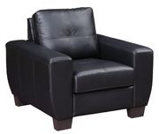 Black leatherette affordable casual couch by Glory additional picture 4