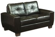 Espresso leatherette affordable casual couch by Glory additional picture 3