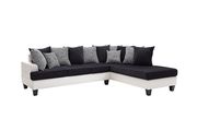 Reversible two-toned black/white sectional sofa by Glory additional picture 3