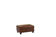 Walnut reversible bonded leather sectional sofa by Glory additional picture 3