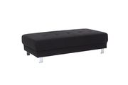 Adjustable arms/headrests black fabric sectional sofa by Glory additional picture 3