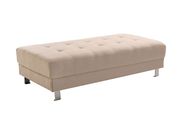 Adjustable arms/headrests tan fabric sectional sofa by Glory additional picture 2
