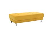 Adjustable arms/headrests yellow fabric sectional sofa by Glory additional picture 3