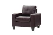 Affordable cappuccino faux leather sofa by Glory additional picture 2
