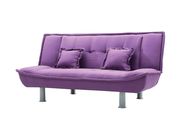 Purple micforiber fabric sofa bed by Glory additional picture 2