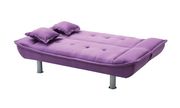 Purple micforiber fabric sofa bed by Glory additional picture 3