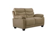 Affordable modern mocha micro suede sofa by Glory additional picture 3