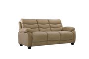 Affordable modern mocha micro suede sofa by Glory additional picture 4