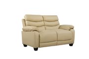 Affordable modern beige faux leather sofa by Glory additional picture 3