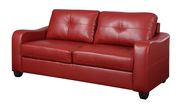 Red bonded leather sofa by Glory additional picture 2
