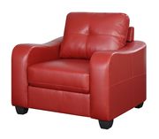 Red bonded leather sofa by Glory additional picture 4