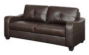 Brown bonded leather sofa by Glory additional picture 2