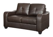 Brown bonded leather sofa by Glory additional picture 3