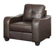 Brown bonded leather sofa by Glory additional picture 4