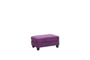 Purple microfiber reversible sectional sofa by Glory additional picture 4