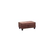 Affordable sofa in chocolate microfiber by Glory additional picture 5