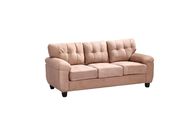 Affordable sofa in saddle microfiber by Glory additional picture 2