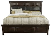 Mahogany wood finish casual style bed by Global additional picture 9